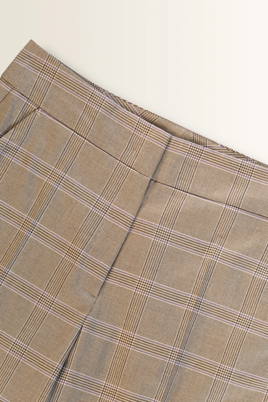 Pantalon in ruitdessin