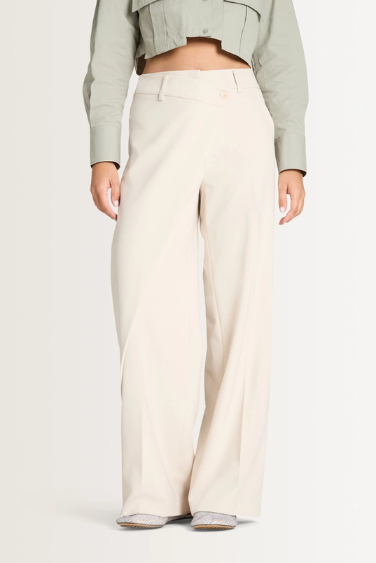 Pantalon met asymmetrische overslag Anais Cambio