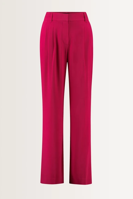 Pantalon met bandplooien