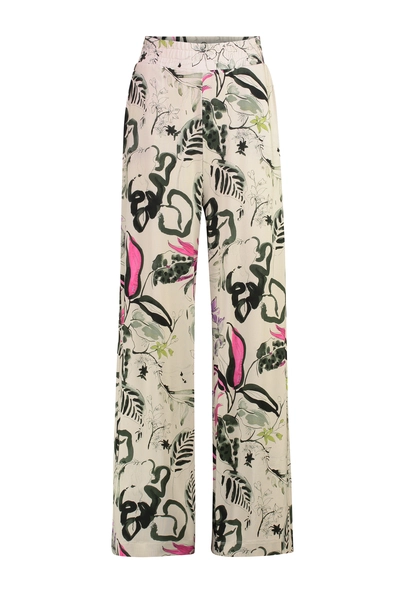 Pantalon met bloemprint