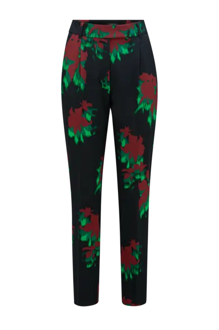 Pantalon met bloemprint