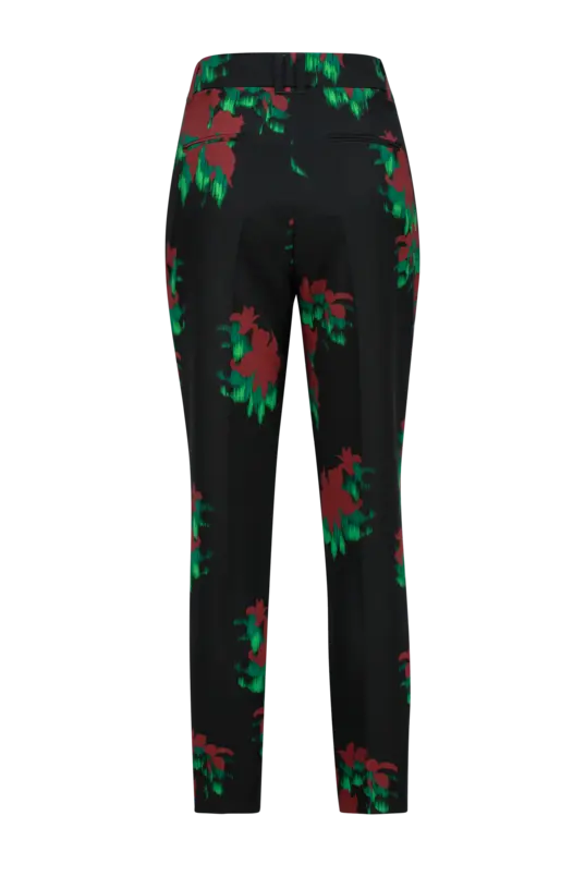 Pantalon met bloemprint