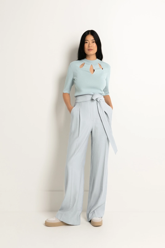 Pantalon met ceintuur