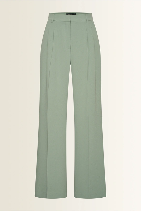 Pantalon met dubbele plooien