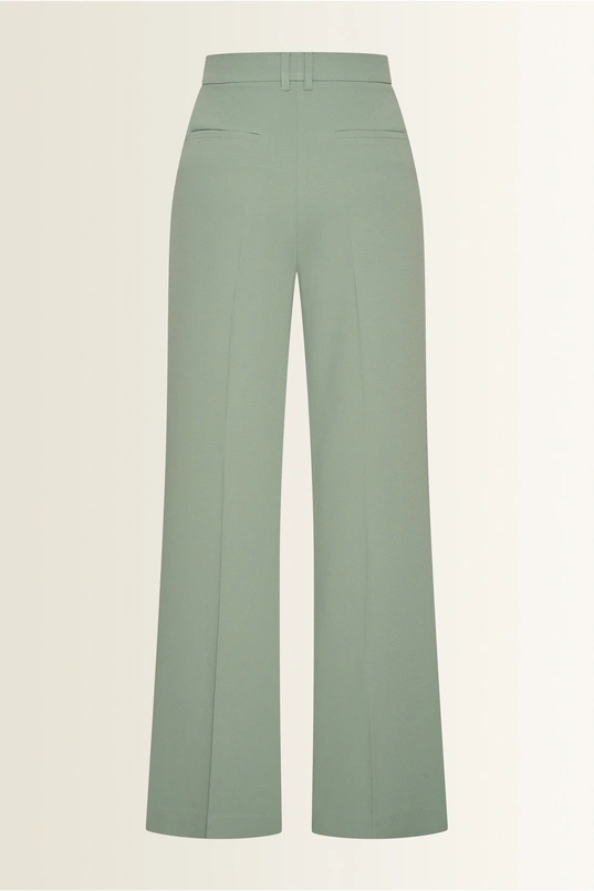 Pantalon met dubbele plooien