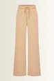 Pantalon met elastische taille en trekkoord