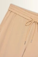 Pantalon met elastische taille en trekkoord