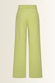 Pantalon met goudkleurige buckle