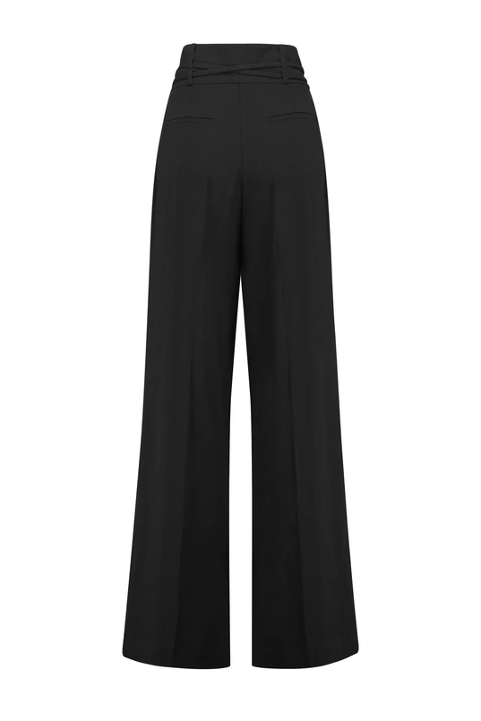 Pantalon met hoge taille