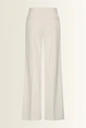 Pantalon met metalen statement knopen