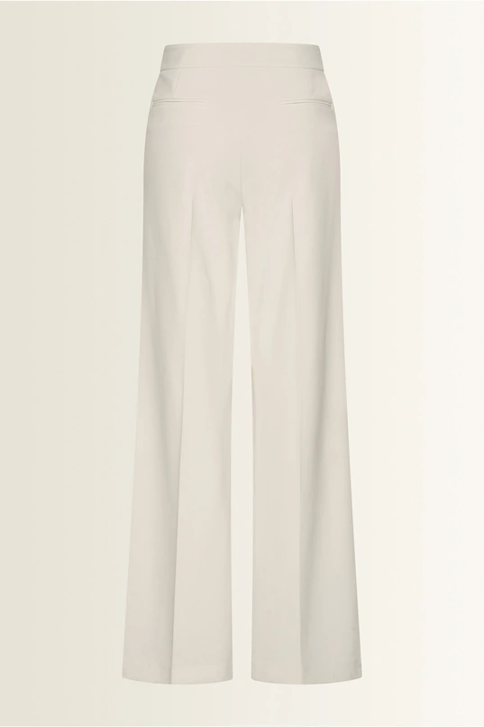 Pantalon met metalen statement knopen