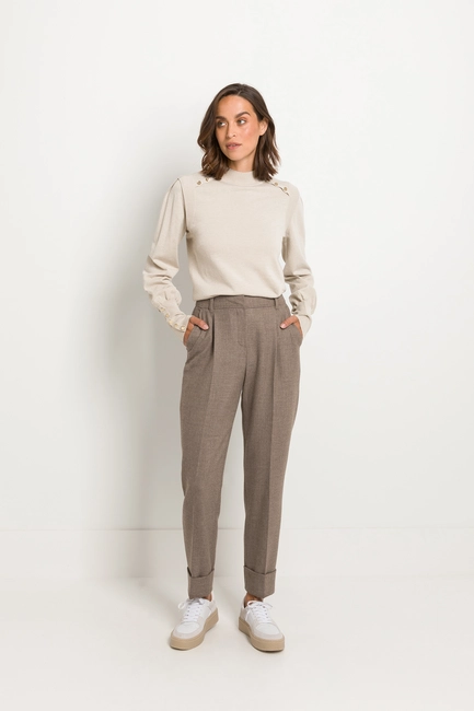 Pantalon met omslag