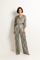 Pantalon met ornament print