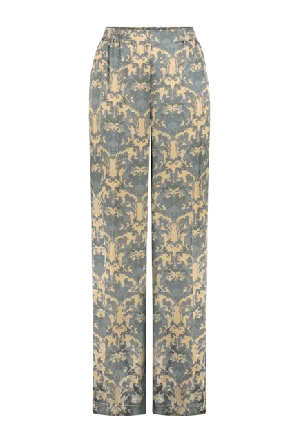Pantalon met ornament print