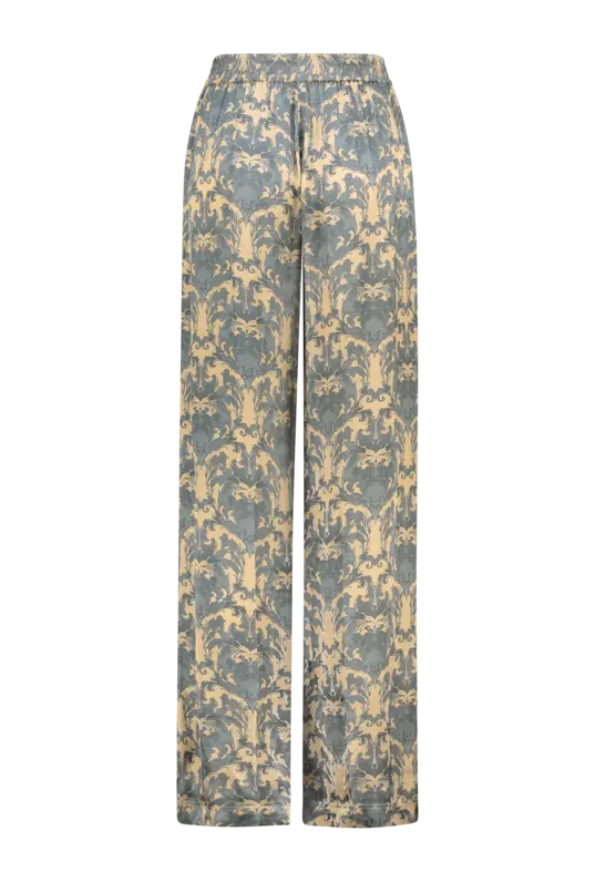 Pantalon met ornament print