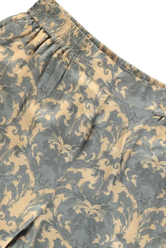 Pantalon met ornament print