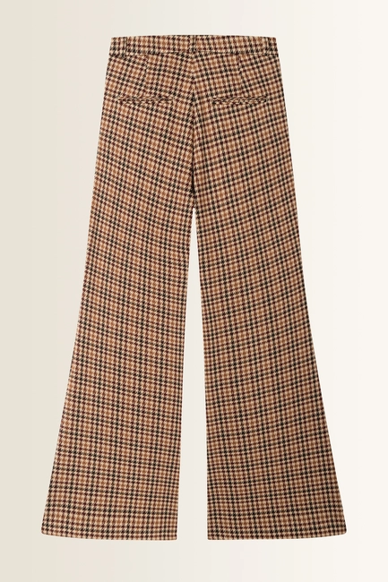 Pantalon met pied-de-poule dessin Famous Cambio