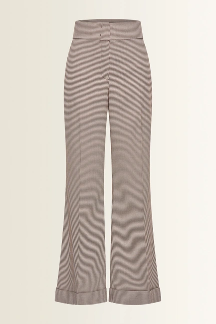 Pantalon met ruitdessin