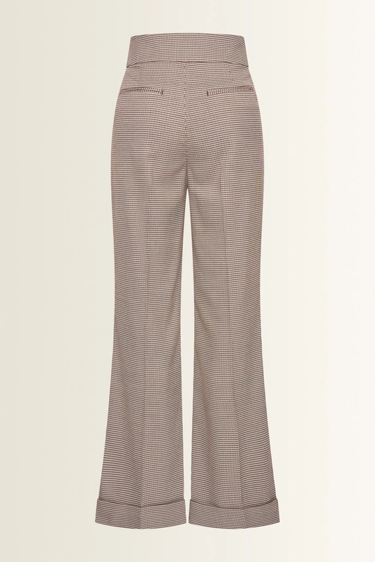 Pantalon met ruitdessin
