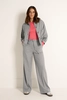 Pantalon met visgraatstructuur