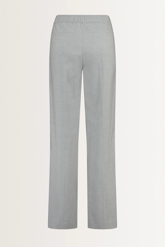 Pantalon met visgraatstructuur