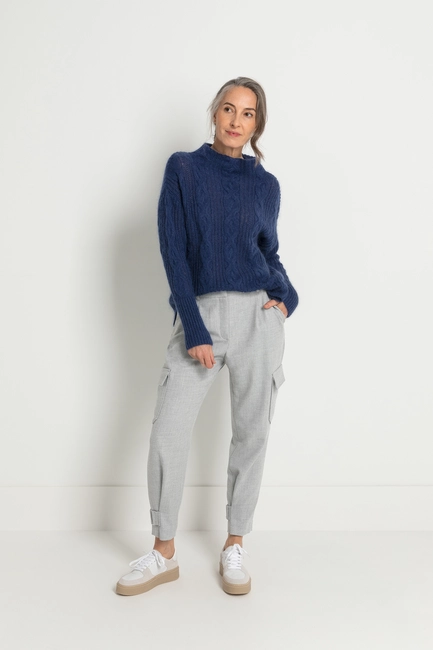 Pantalon met zijzakken