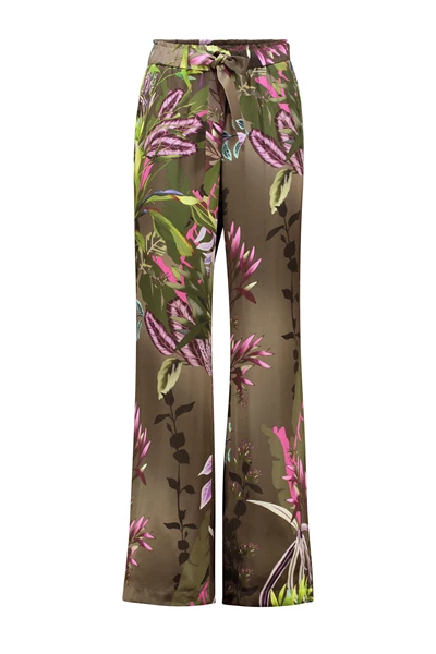 Pantalon tropische print