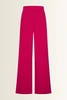 Pantalon van coolwoolmix met persvouw