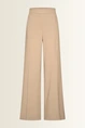 Pantalon van coolwoolmix met persvouw