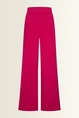 Pantalon van coolwoolmix met persvouw