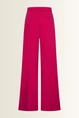 Pantalon van coolwoolmix met persvouw