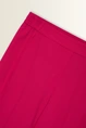 Pantalon van coolwoolmix met persvouw