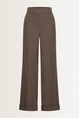 Pantalon van flanellen stretchmix