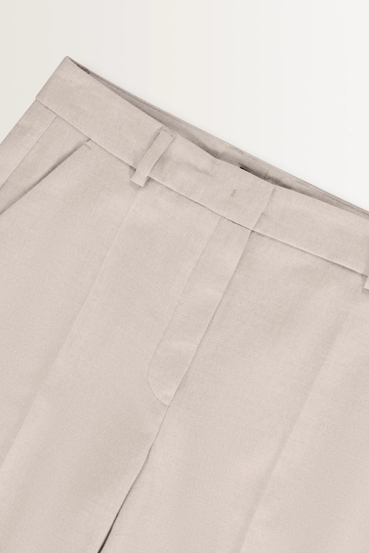 Pantalon van flanellen stretchmix