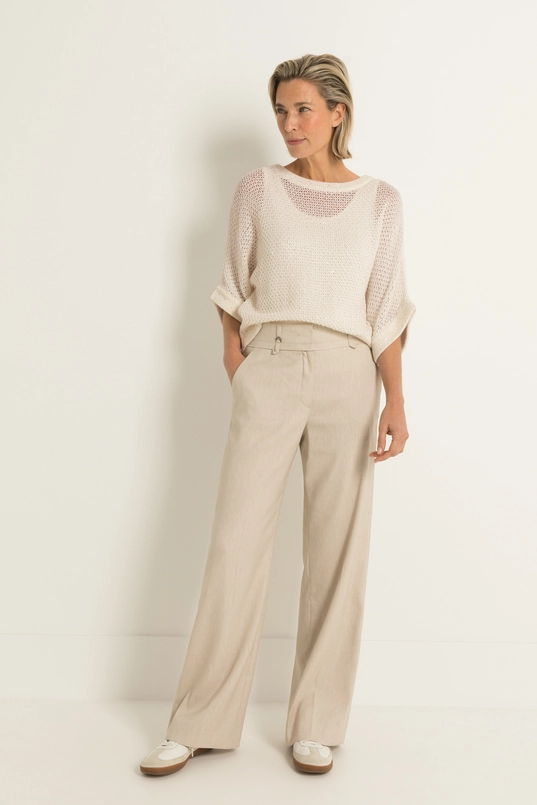 Pantalon van linnenmix