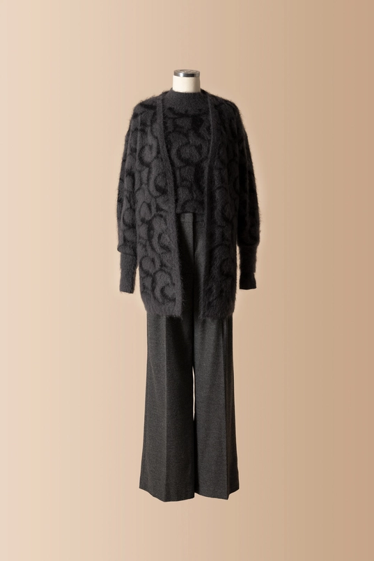Pantalon van stretch flanel