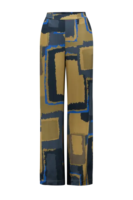 Pantalon vlakkenprint