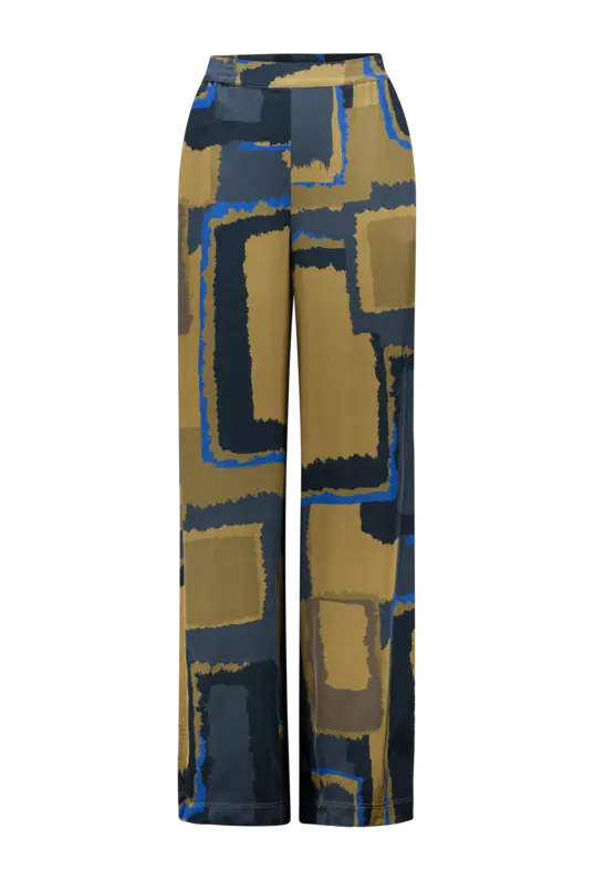 Pantalon vlakkenprint