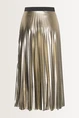 Plissérok met metallic glans