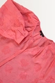 Pofmouw blouse met ingeweven bloemenpatroon