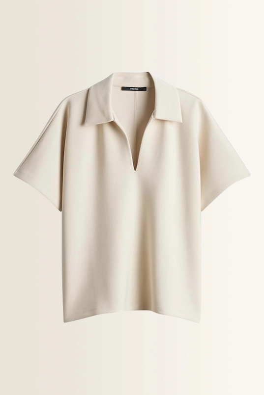 Polo top in zachte modalblend Ulura Someday