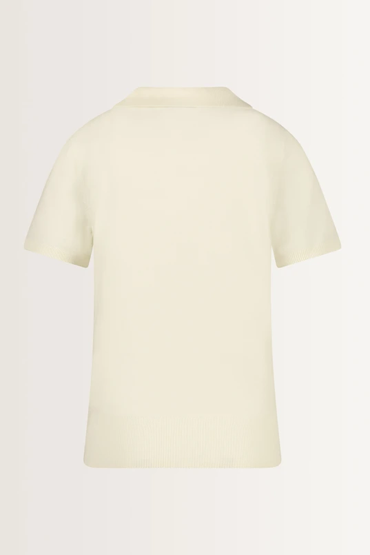 Polo trui fijngebreid
