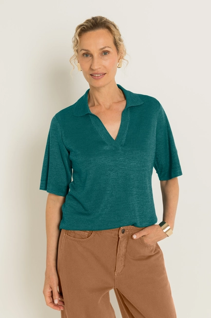 Polotrui met V-hals