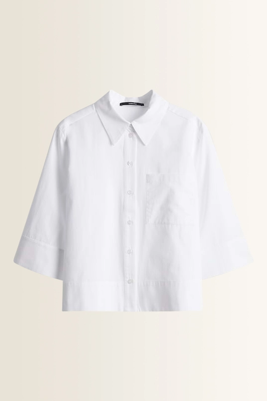 Popeline blouse met borstzak Zarba bold Someday
