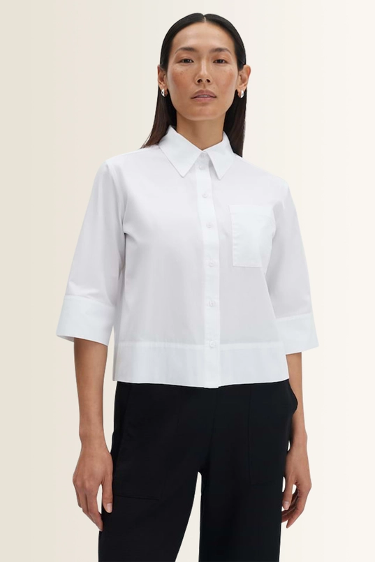 Popeline blouse met borstzak Zarba bold Someday