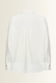 Poplin blouse met brede manchetten