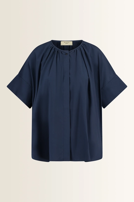 Poplin blouse met plooidetails Deducata Max Mara Weekend