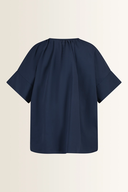 Poplin blouse met plooidetails Deducata Max Mara Weekend