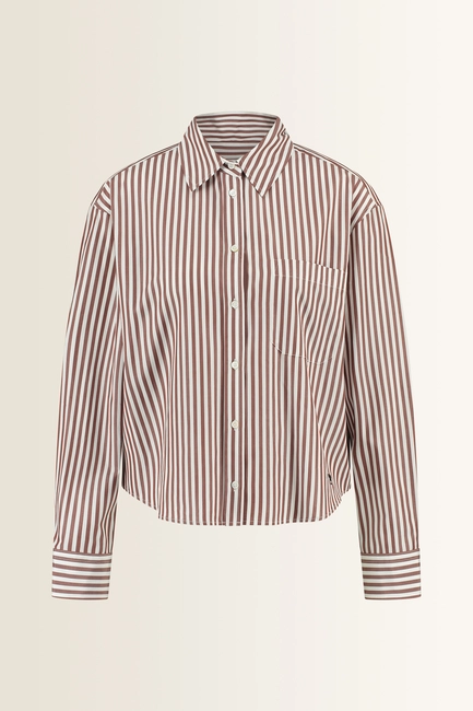 Poplin blouse van katoen Panetto Max Mara Weekend