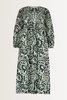 Poplin jurk met print Anzio Max Mara Weekend